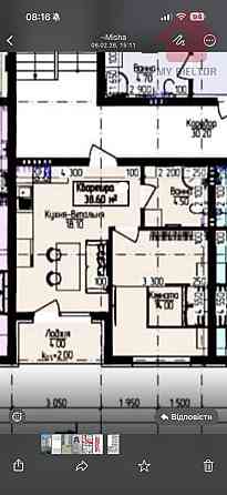 Продаж Квартира 1-кімнатна, 3/3 поверх 