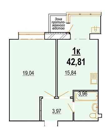 Продаж Квартира 1-кімнатна, 9/10 поверх на Костя Широцького (Щорса) Винница