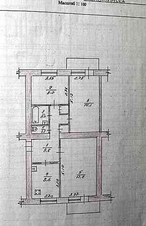 Продаж 3к Квартира 63 кв.м проспект Миру Zhytomyr