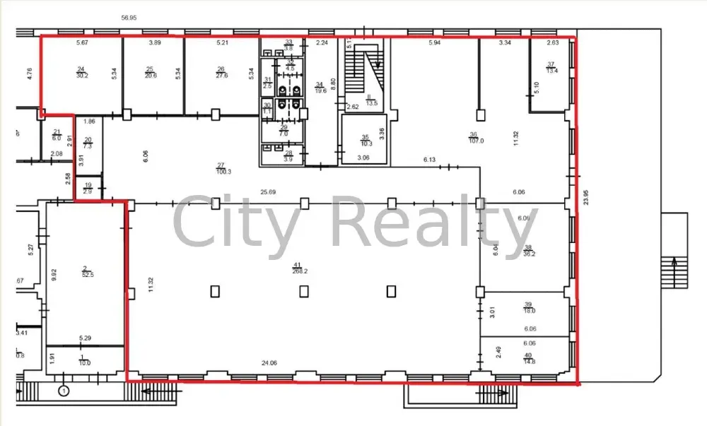 Сдаётся Офисные помещения площадь 783.1 кв.м 1-й этаж Киев Бульварно-Кудрявська 24 Киев - изображение 3