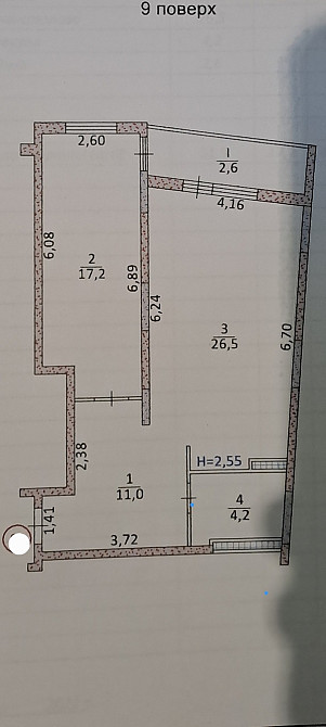 Продаж 2км квартири по вул. Київська 9Д, масив БАМ.Тернопіль Тернопіль - фото 13