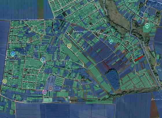 Продаж земельної ділянки 21.74 соток Baikivtsi