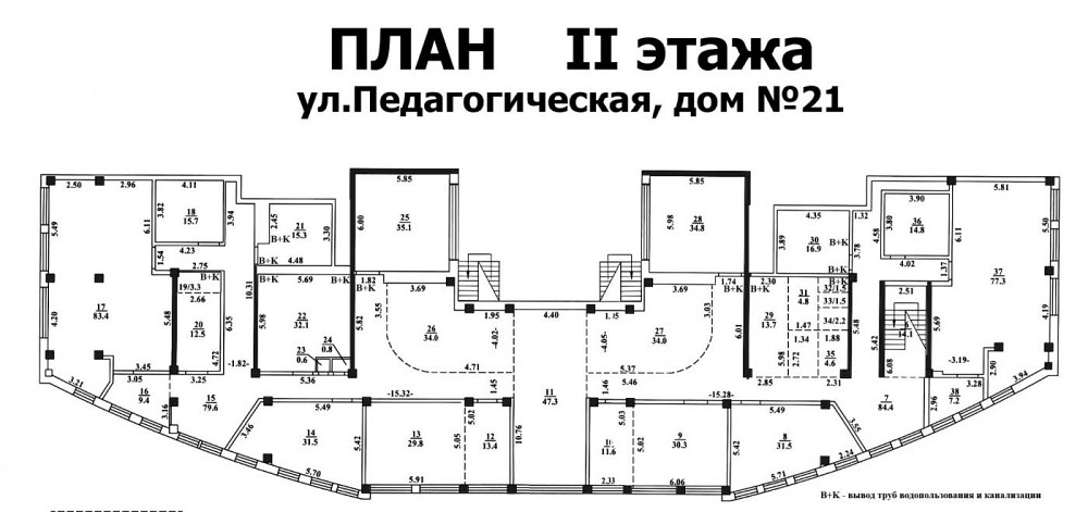 Продаж приміщення вільного призначення на Педагогическая ул. приміщень - 25, поверх - 1/2 Одеса - фото 1