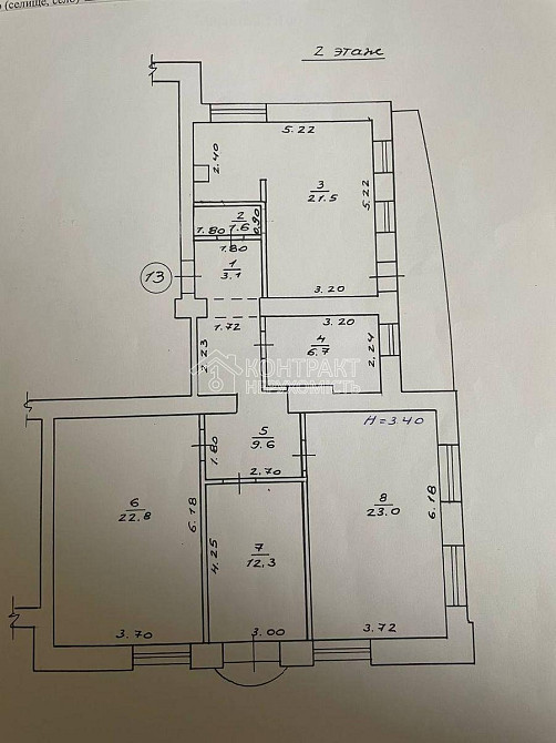 Продаж Квартира 3-кімнатна, 2/7 поверх на вул. Бакуліна Kharkiv - photo 15