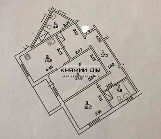 Продаж роздільної 2-х к. квартири на Позняках. № 21146428 Київ