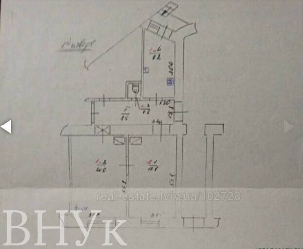 Продаж Квартира 2-кімнатна, 1/3 поверх на вулиця Грицька Чубая Львів - фото 4