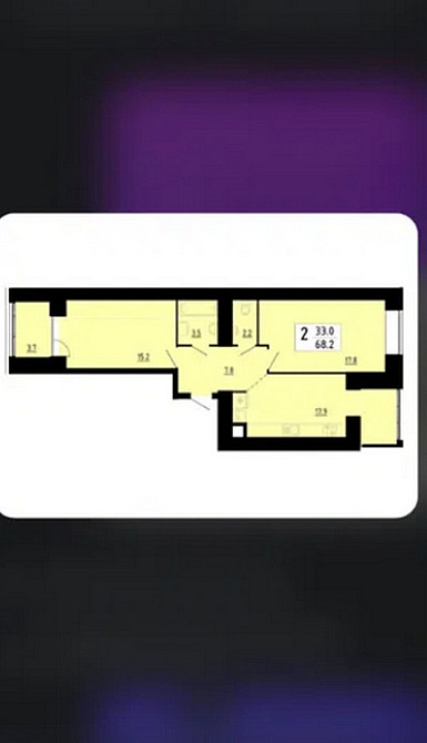 Продаж 2к квартири, 68 кв.м, вул. Корольова Тернопіль - фото 2