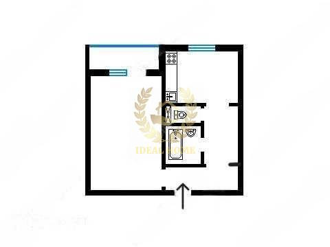 Продаж Квартира 1-кімнатна, 13/14 поверх на Красной Калины пр-т, 54/9 Київ - фото 9