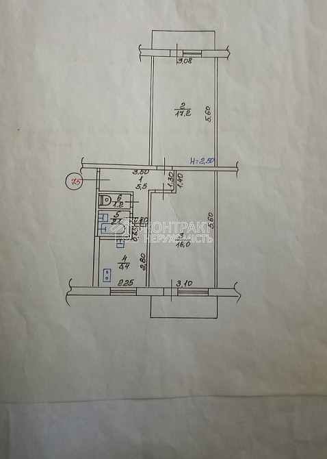 Продаж Квартира 2-кімнатна, 5/5 поверх на вул. Гвардійців Широнінців Харків - фото 5