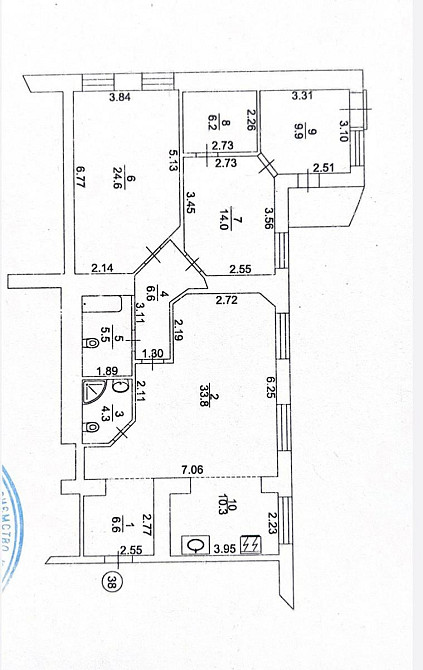 Продаж Квартира 4-кімнатна, 6/16 поверх на Дмитрівська вул., д. 66А Киев - изображение 11