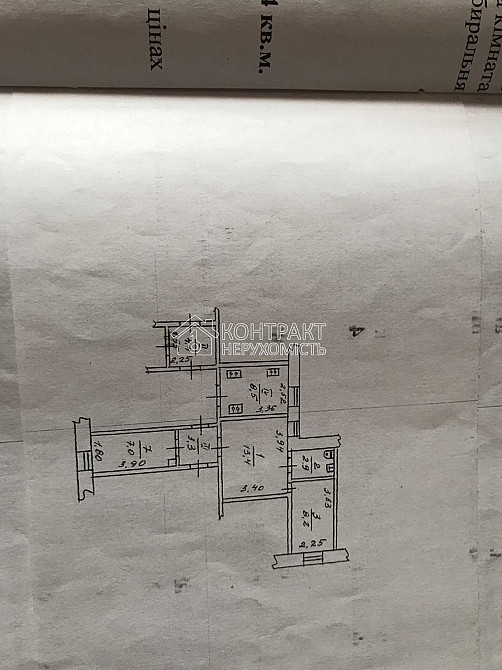 Продаж Квартира 3-кімнатна, 2/2 поверх на вул. Москалівська Харків - фото 7
