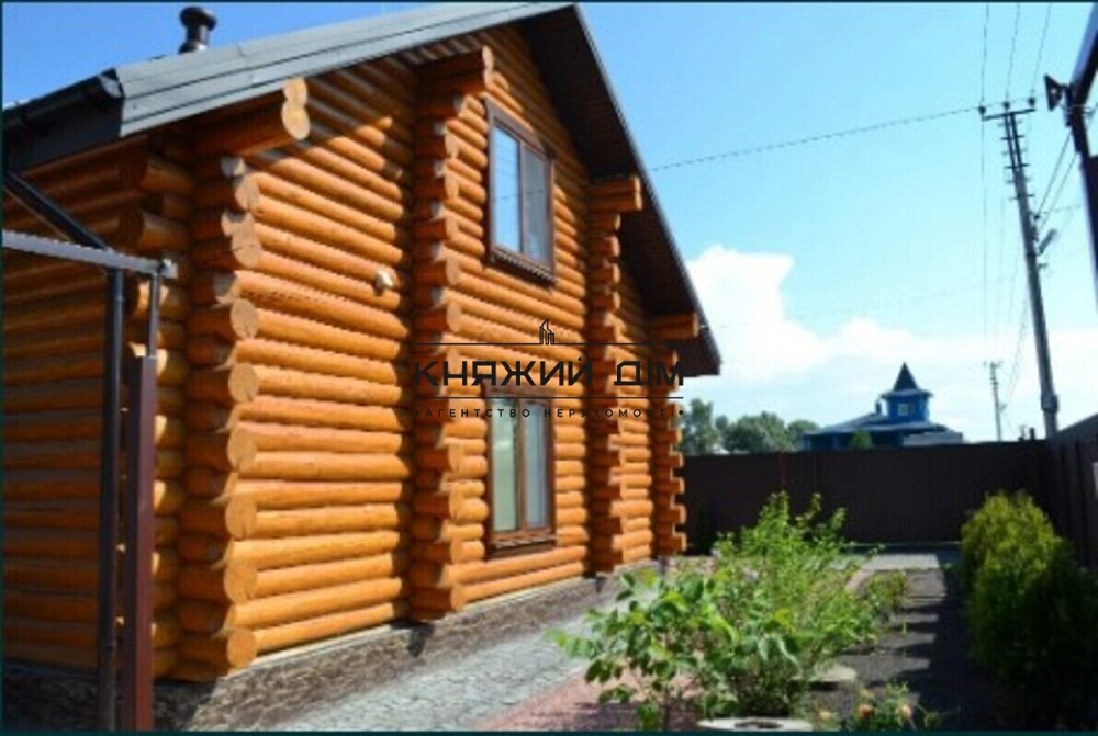 Новый Эко-дом со смереки у Десны, с бассейном + сауна (чан) КГ Гавань. № 139000  - фото 9