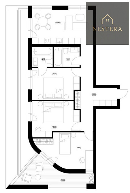 Продаж Будинок 3-кімнатний на Другетів вул., 96, корп. В Ужгород - фото 6