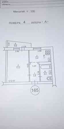 Продаж Квартира 1-кімнатна, 4/9 поверх на Деміївська вул., д. 39 Київ
