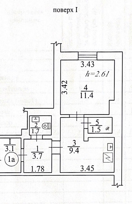 Продаж Квартира 1-кімнатна, 1/24 поверх на Закревского Николая вул., д. 95Б Київ - фото 2
