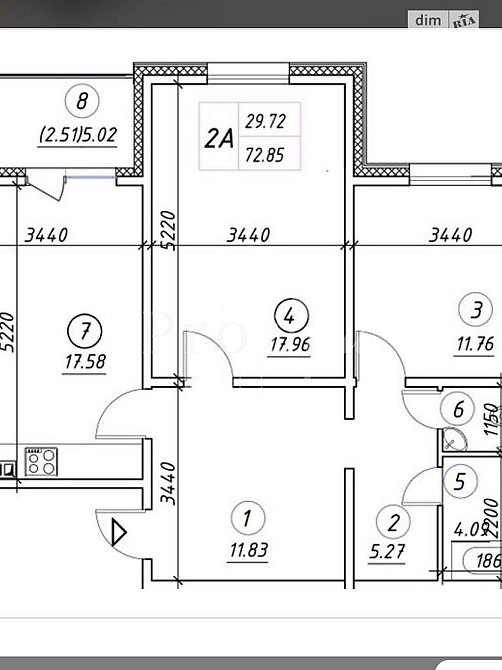 Продаж Квартира 2-кімнатна, 15/25 поверх на Вінграновського Миколи вул., 2 Київ - фото 8