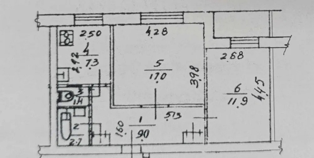 Продаж Квартира 2-кімнатна, 3/9 поверх на Вереснева, 12А Київ - фото 3