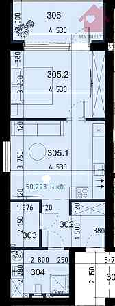 Продаж однокімнатної просторої квартири! Uzhhorod