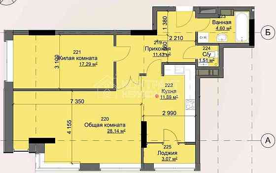 Продаж Квартира 2-кімнатна, 2/15 поверх на вул. вул. Молочна Kharkiv