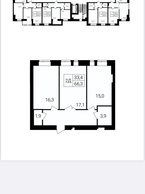 Продаж Квартира 2-кімнатна, 2/10 поверх на Праведників Світу (Максимовича) Вінниця - фото 1