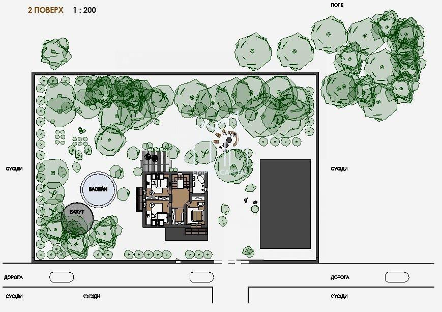 Продаж 2-поверховий Будинок з ділянкою 17 сот 200 кв.м 4 кімн. на Садова вул. Рясне-Руське - фото 13