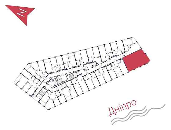 Продаж Квартира 3-кімнатна, 22/26 поверх на Причальна вул., д. 11 Kiev