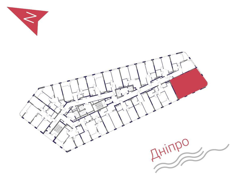 Продаж Квартира 3-кімнатна, 22/26 поверх на Причальна вул., д. 11 Kiev - photo 2