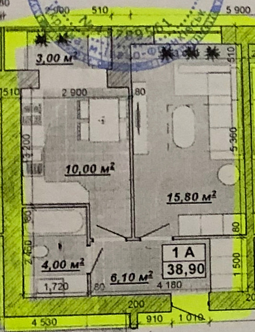 Продаж Квартира 1-кімнатна, 6/11 поверх на вул. Княгинин Ivano-Frankivs'k - photo 12