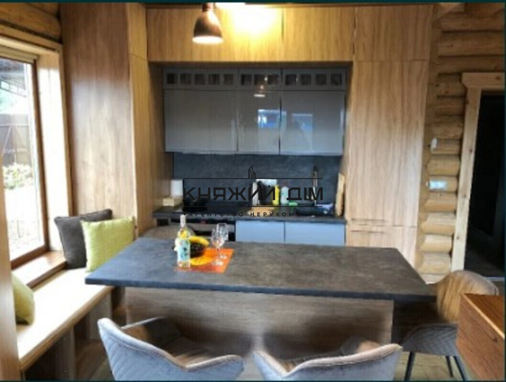 Новый Эко-дом со смереки у Десны, с бассейном + сауна (чан) КГ Гавань. № 139000  - фото 16