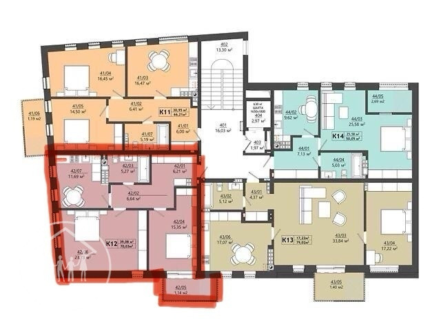 Продаж 2к Квартира 70 кв.м Меблярська, 19 Львів - фото 16