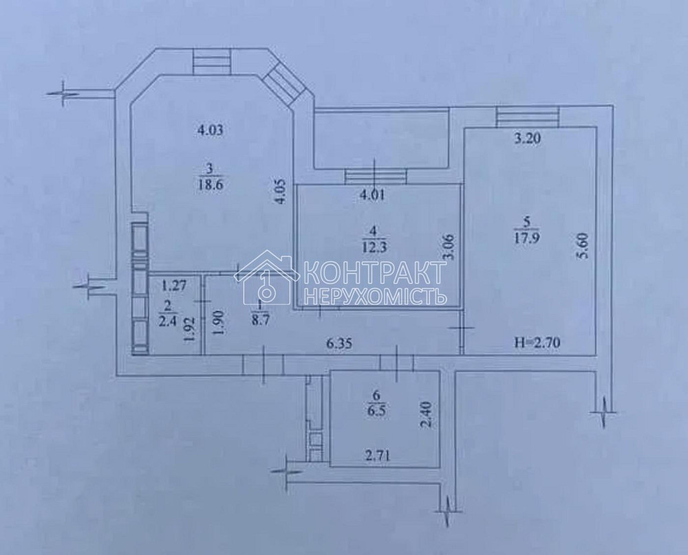 Продаж Квартира 2-кімнатна, 3/15 поверх на вул. Професорська Kharkiv - photo 9