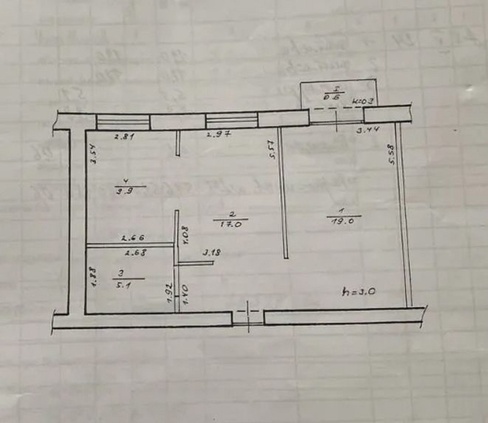 Продаж Квартира 2-кімнатна, 5/5 поверх на Чернышевского ул., 21 Dnipro - photo 11