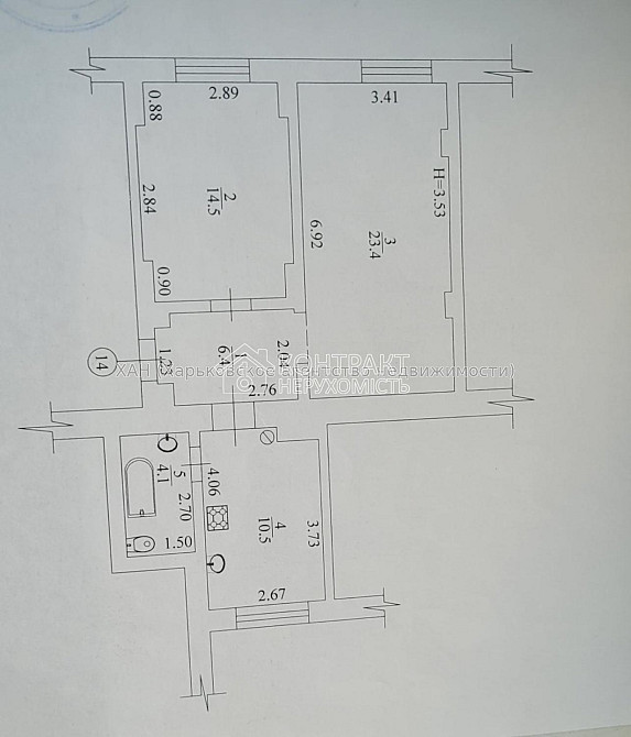 Продаж Квартира 2-кімнатна, 4/4 поверх на вул. Куликівський узвіз Харьков - изображение 16