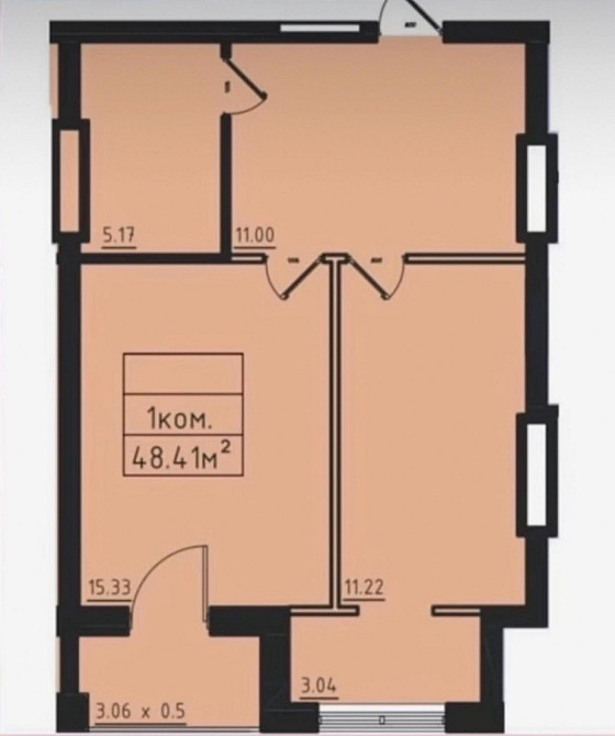 Продаж Квартира 1-кімнатна, 6/8 поверх на Дача Ковалевского ул. Одеса - фото 5