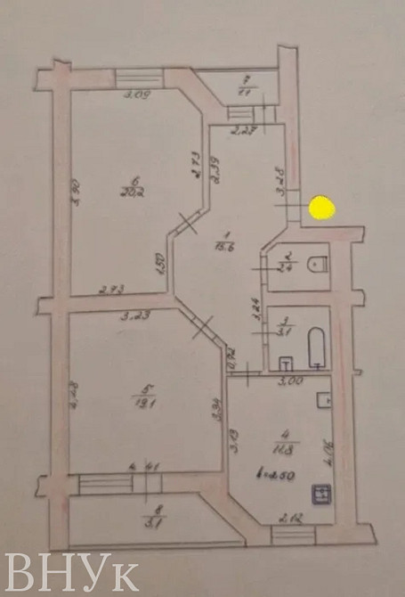Продаж Квартира 1-кімнатна, 6/7 поверх на Кравчука Luts'k - photo 3
