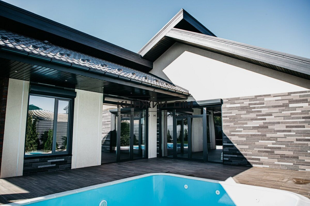 Без комиссии! Продажа нового дома с бассейном в с. Белогородка. №2211553  - фото 1