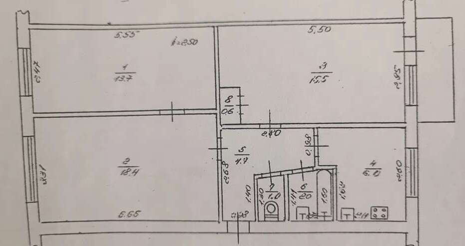 Продаж Квартира 3-кімнатна, 4/5 поверх на Инглези улица, 20 Одеса - фото 7