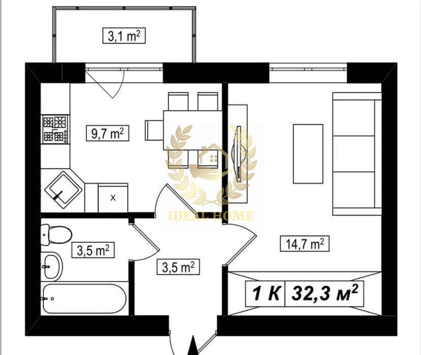 Продам 1к Білогородка ЖК Амстердам  - фото 8