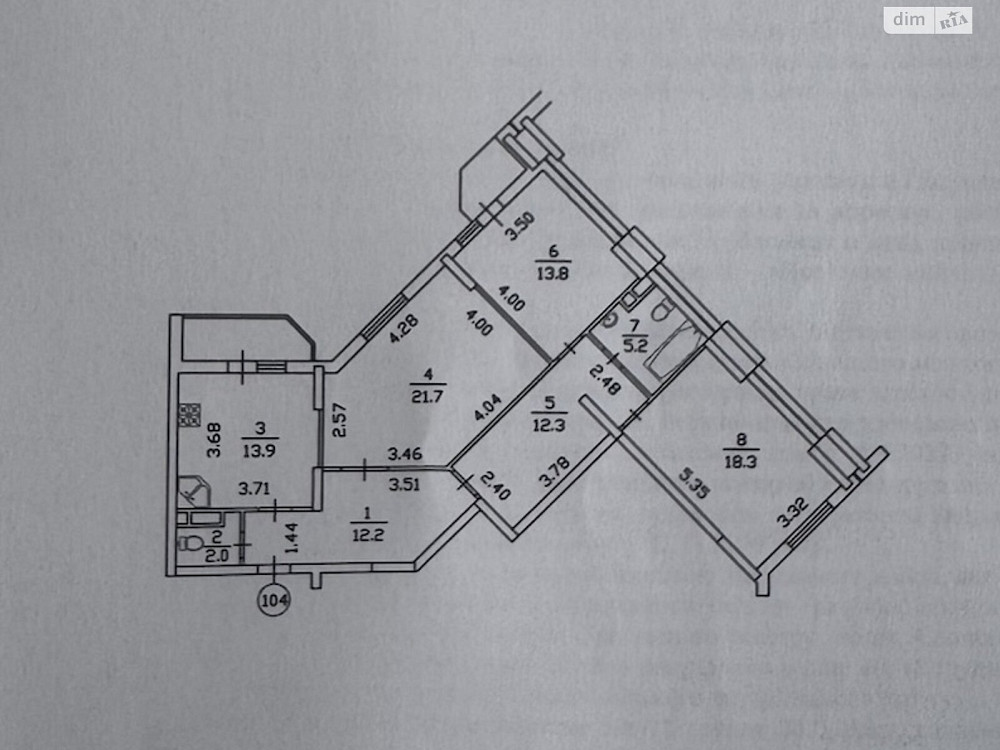 Продаж Квартира 3-кімнатна, 7/16 поверх на Мейтуса вул., д. 4А Kiev - photo 15