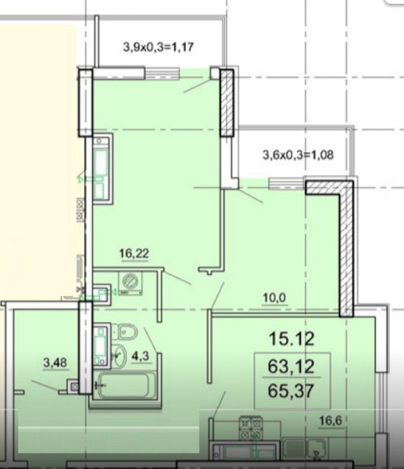 Продаж Квартира 2-кімнатна, 15/25 поверх на Педагогическая ул. Одеса - фото 4