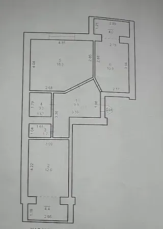 For sale 2-room Apartment 64.8 sq.m Вовчинецька Ivano-Frankivs'k - photo 13