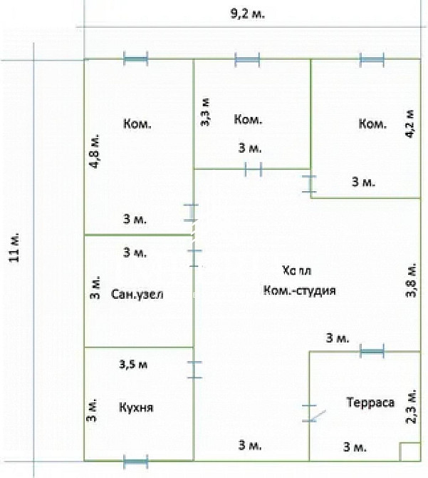 Продаж  Будинок з ділянкою 4 сот 100 кв.м 4 кімн. на Кивгоривска вул. Bilohorodka - photo 10