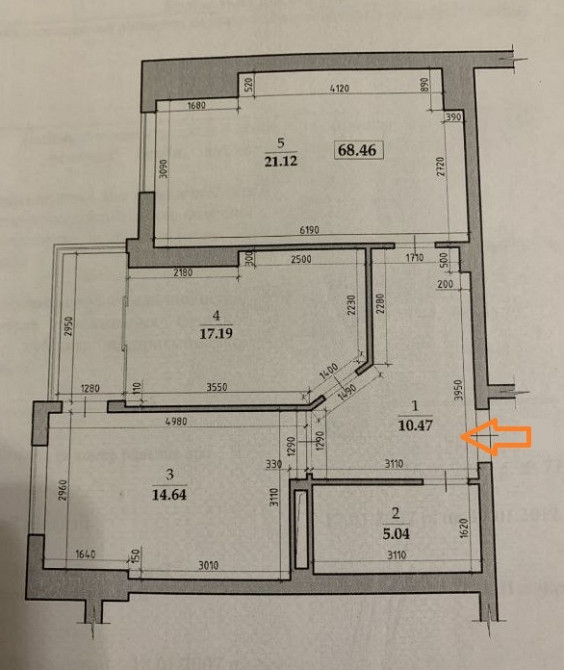 Продаж Квартира 2-кімнатна, 3/16 поверх на Радужный массив вулиця Odessa - photo 3