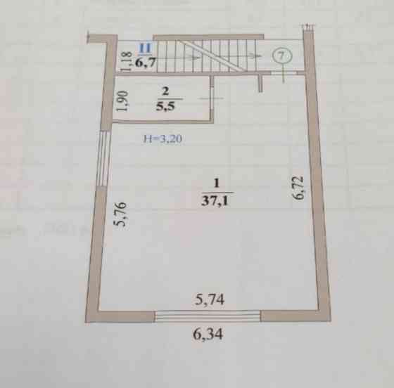 Продаж 1к Квартира 43 кв.м Глибочиця Zhytomyr