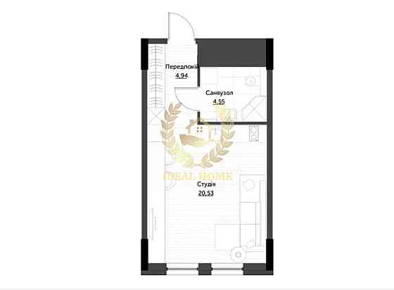Продаж Квартира 1-кімнатна, 7/14 поверх на Берковецкая ул. Київ