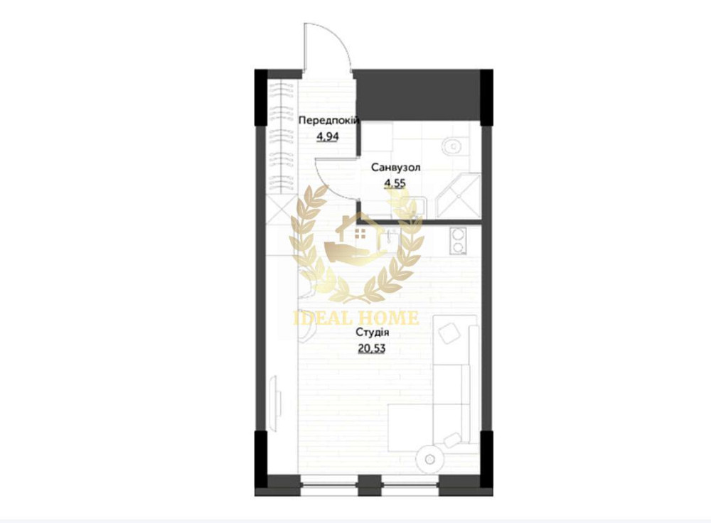 Продаж Квартира 1-кімнатна, 7/14 поверх на Берковецкая ул. Київ - фото 2