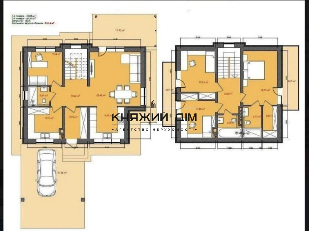 Коттеджный городок на 10 домов с теннисным кортом ,есть дома цены от 162 000 у.е.. № 2210384 Вишневе - фото 11
