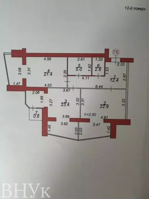 Продаж Квартира 2-кімнатна, 12/12 поверх на Рівненська Луцьк - фото 16