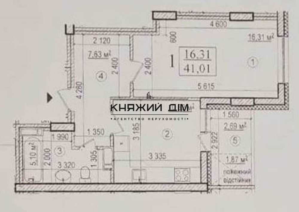 ЖК Плаонівський. Продаж 1 кім. на Платонівському пер. біля ЖД Вокзала м. Вокзальна Код 21144537 Київ - фото 7