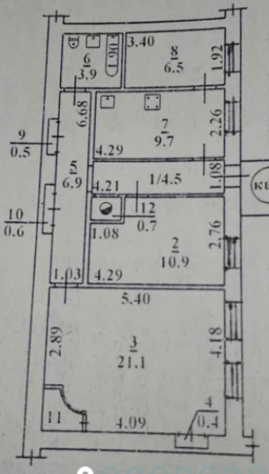 Продаж Квартира 3-кімнатна на ул. Троицкая, 41 Одеса - фото 8